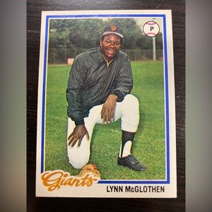 1978 Topps LYNN MCGLOTHEN San Francisco Giants #581